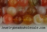 CAG9562 15.5 inches 8mm round red botswana agate gemstone beads