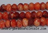 CAG9571 15.5 inches 4*6mm faceted rondelle crazy lace agate beads