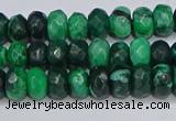 CAG9595 15.5 inches 5*8mm faceted rondelle crazy lace agate beads