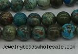 CAG9600 15.5 inches 6mm round ocean agate gemstone beads wholesale