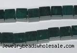 CAG961 15.5 inches 8*8mm cube green agate gemstone beads wholesale