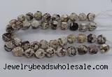 CAG9611 15.5 inches 14*16mm - 15*18mm faceted nuggets ocean agate beads