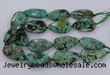 CAG9619 15.5 inches 30*45mm - 35*50mm freeform ocean agate beads