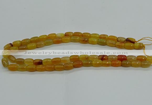 CAG9621 15.5 inches 8*12mm drum dragon veins agate beads wholesale