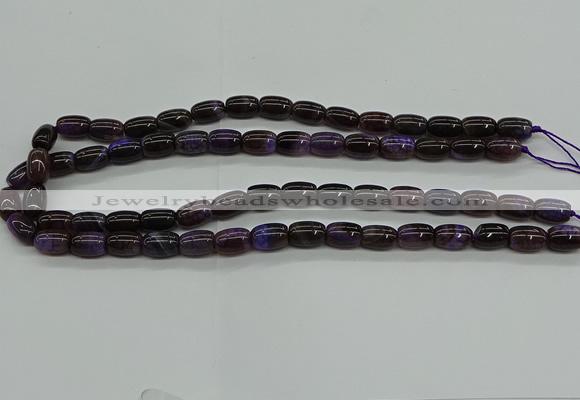 CAG9622 15.5 inches 8*12mm drum dragon veins agate beads wholesale