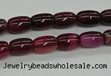 CAG9623 15.5 inches 8*12mm drum dragon veins agate beads wholesale