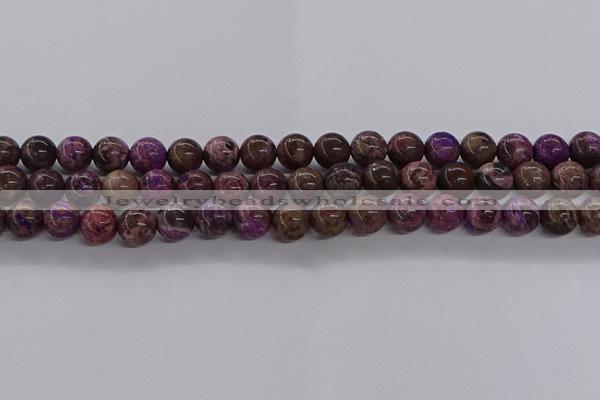 CAG9640 15.5 inches 6mm round ocean agate gemstone beads wholesale