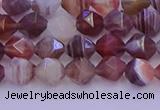 CAG9791 15.5 inches 6mm faceted nuggets botswana agate beads