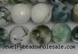 CAG9841 15.5 inches 12mm faceted round tree agate beads