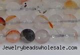 CAG9890 15.5 inches 6mm faceted round dendritic agate beads