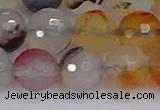 CAG9893 15.5 inches 12mm faceted round dendritic agate beads