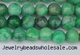 CAG9939 15.5 inches 6mm round green crazy lace agate beads