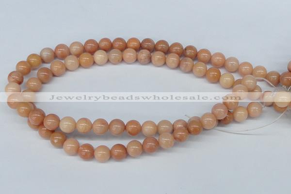 CAJ104 15.5 inches 10mm round red aventurine jade beads wholesale