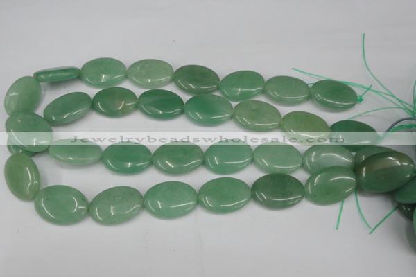 CAJ304 15.5 inches 18*25mm oval green aventurine jade beads