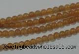 CAJ350 15.5 inches 4mm round red aventurine beads wholesale