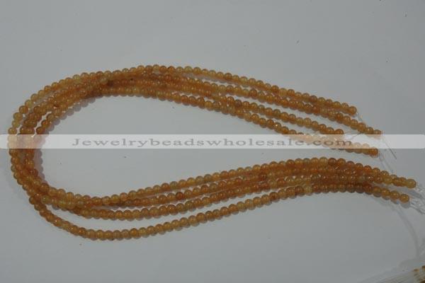 CAJ350 15.5 inches 4mm round red aventurine beads wholesale