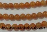 CAJ351 15.5 inches 6mm round red aventurine beads wholesale