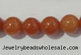 CAJ354 15.5 inches 12mm round red aventurine beads wholesale