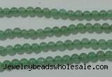 CAJ400 15.5 inches 4mm round green aventurine beads wholesale