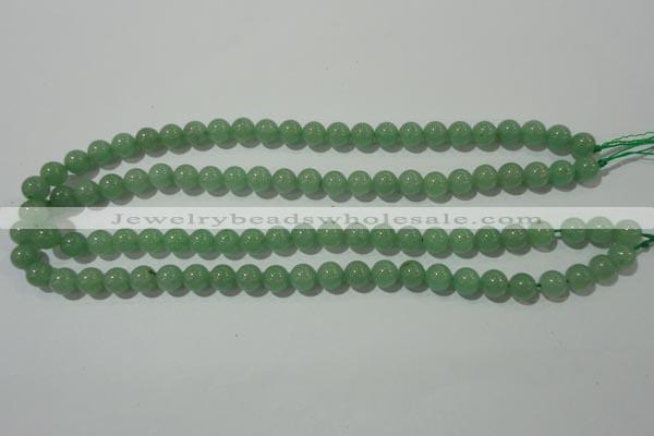 CAJ402 15.5 inches 8mm round green aventurine beads wholesale