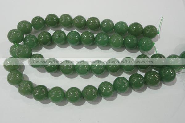 CAJ407 15.5 inches 18mm round green aventurine beads wholesale