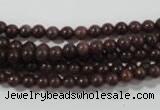 CAJ450 15.5 inches 4mm round purple aventurine beads wholesale