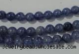 CAJ501 15.5 inches 6mm round blue aventurine beads wholesale