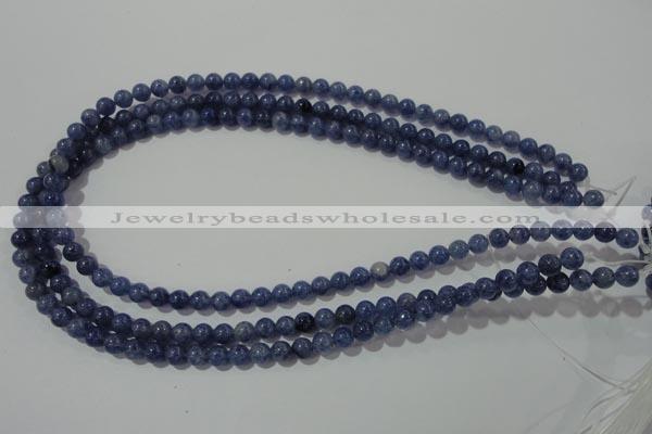 CAJ501 15.5 inches 6mm round blue aventurine beads wholesale