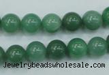 CAJ51 15.5 inches 10mm round green aventurine jade beads wholesale