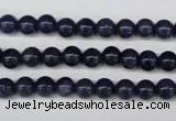 CAJ551 15.5 inches 6mm round blue aventurine beads wholesale