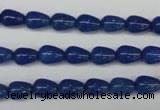 CAJ571 15.5 inches 6*8mm teardrop blue aventurine beads wholesale