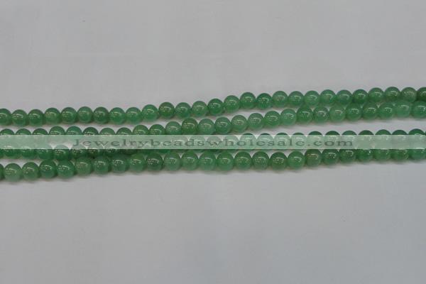 CAJ602 15.5 inches 8mm round A grade green aventurine beads