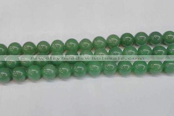 CAJ607 15.5 inches 18mm round A grade green aventurine beads