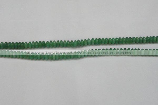 CAJ629 15.5 inches 4*8mm rondelle green aventurine beads