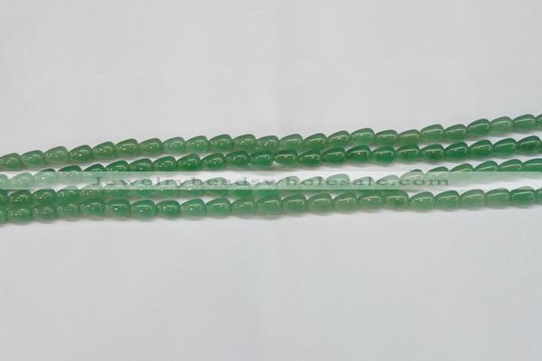 CAJ630 15.5 inches 6*9mm teardrop green aventurine beads