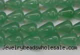 CAJ631 15.5 inches 8*10mm teardrop green aventurine beads