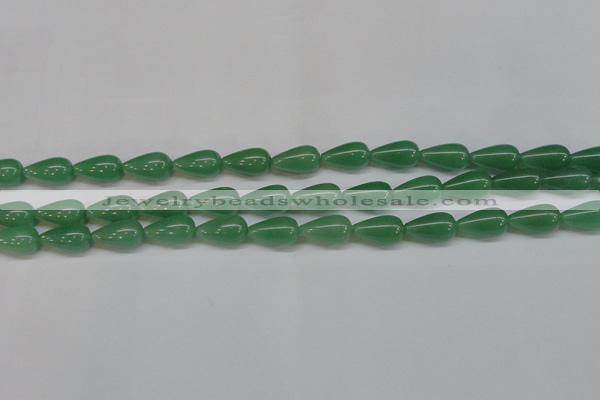 CAJ633 15.5 inches 10*18mm teardrop green aventurine beads