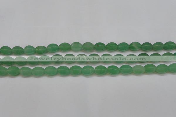 CAJ653 15.5 inches 10*14mm hexahedron green aventurine beads