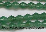 CAJ655 15.5 inches 8*8mm bicone green aventurine beads