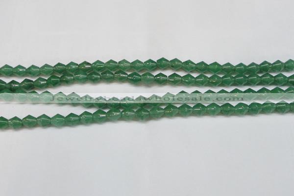 CAJ655 15.5 inches 8*8mm bicone green aventurine beads