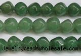 CAJ669 15.5 inches 7*7mm cube green aventurine beads