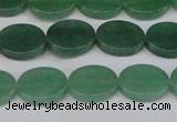 CAJ678 15.5 inches 10*14mm oval green aventurine beads