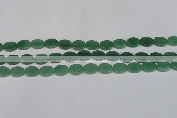 CAJ679 15.5 inches 12*16mm oval green aventurine beads