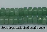 CAJ68 15.5 inches 5*10mm tyre green aventurine beads wholesale