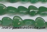 CAJ686 15.5 inches 14*14mm heart green aventurine beads