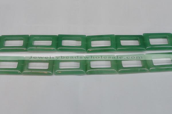 CAJ690 15.5 inches 25*35mm rectangle green aventurine beads