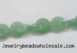 CAJ692 15.5 inches 3*10mm curved moon green aventurine beads