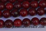 CAJ751 15.5 inches 6mm round apple jasper beads wholesale