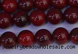 CAJ752 15.5 inches 8mm round apple jasper beads wholesale