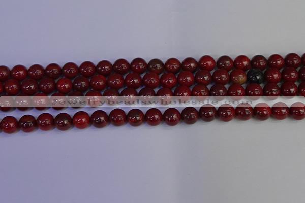 CAJ752 15.5 inches 8mm round apple jasper beads wholesale